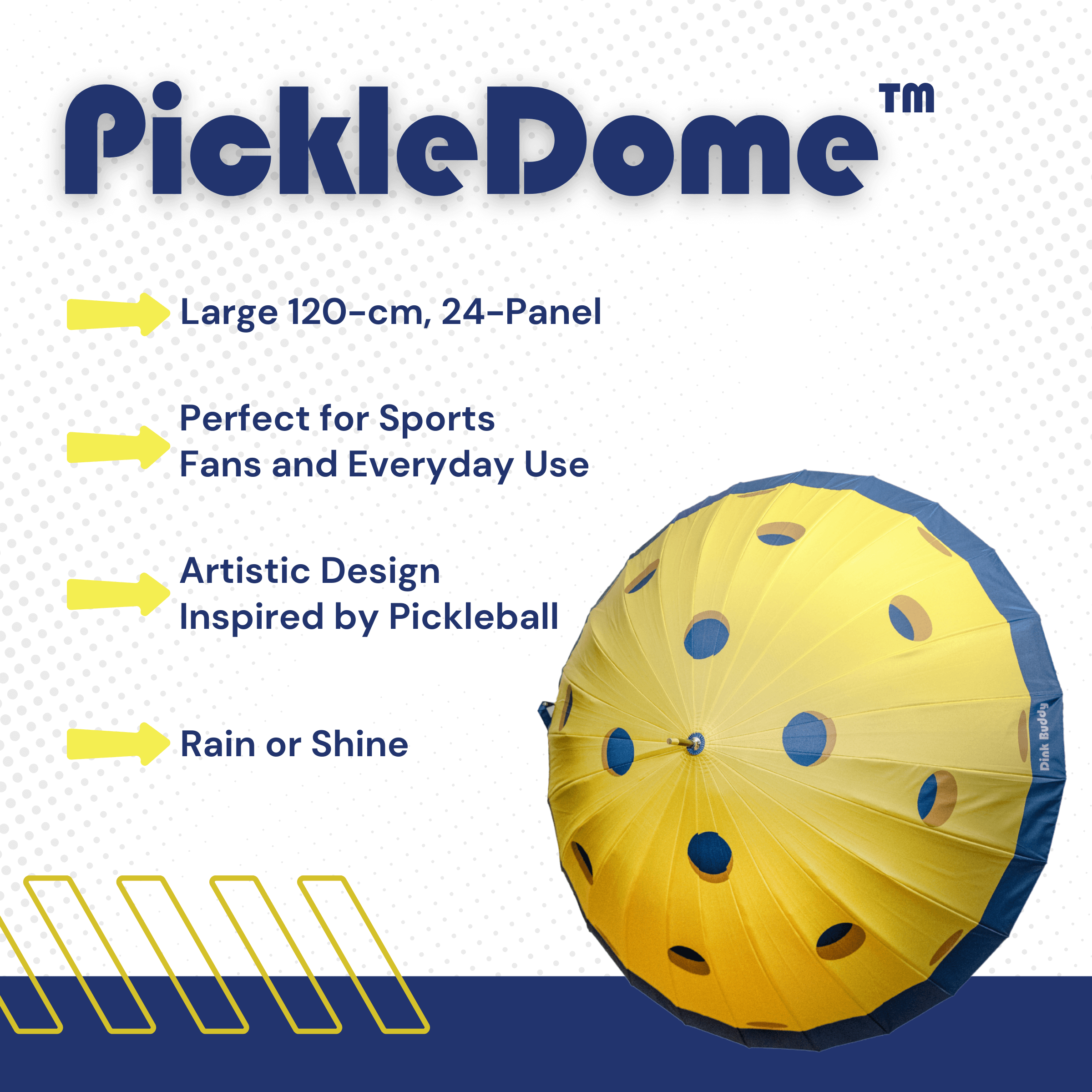 pickleball court umbrella PickleDome pickleball equipment for players and fans