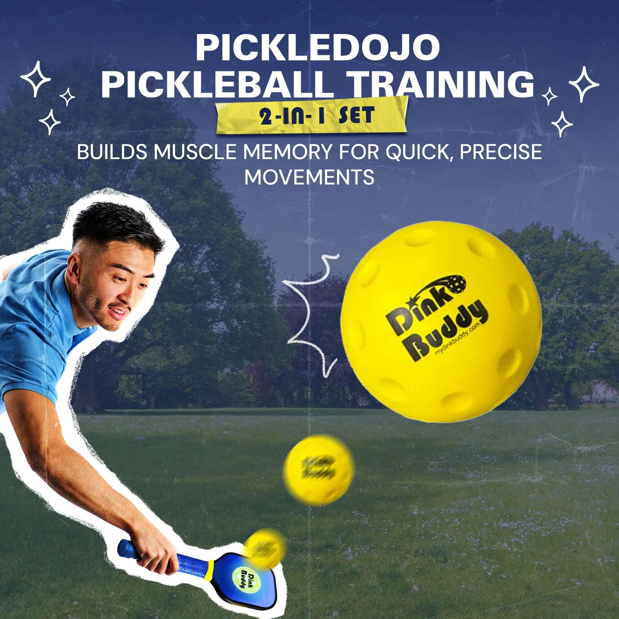 2-in-1 PickleDojo™ Pickleball Training Set