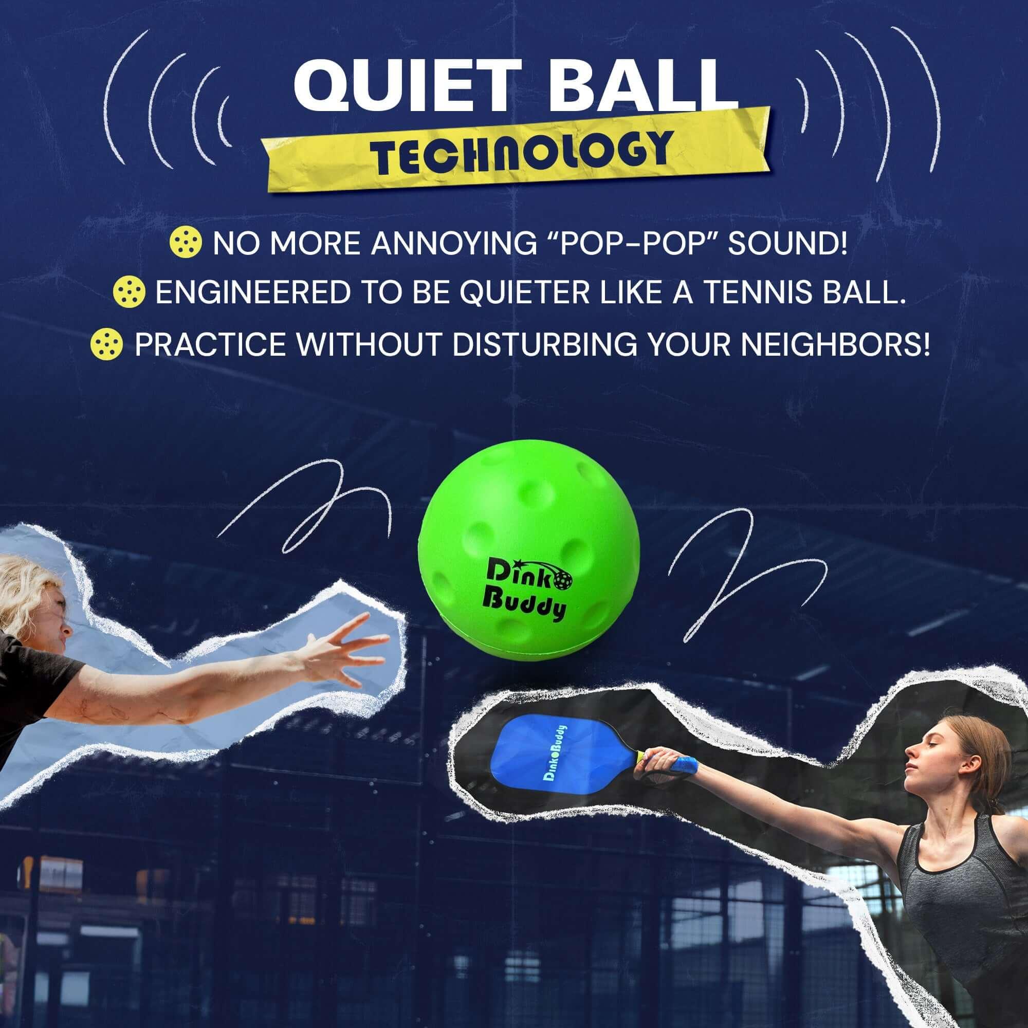 pickleball balls standard green for pickleball court and beginner pickleball