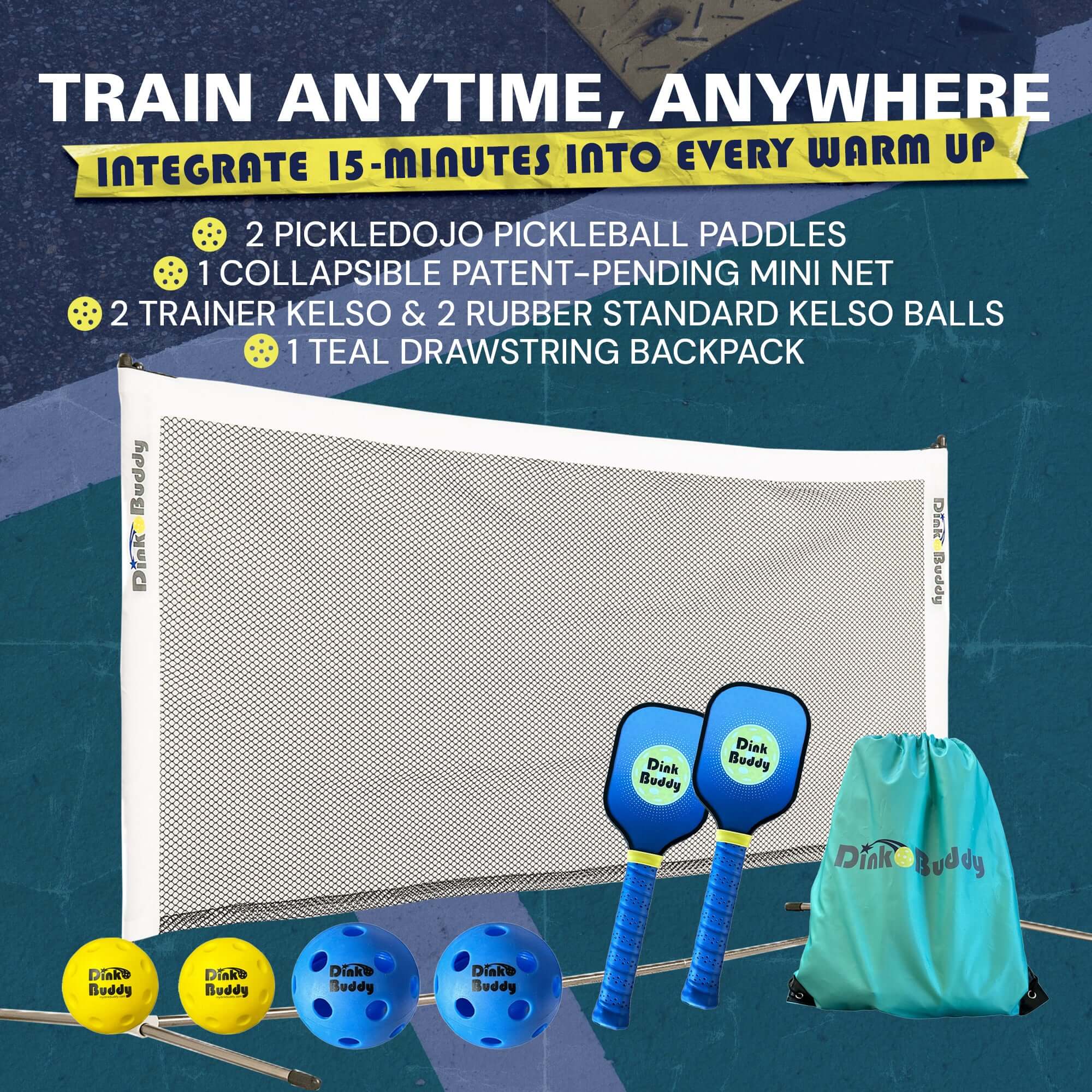 3-in-1 PickleDojo™ Pickleball Training Set