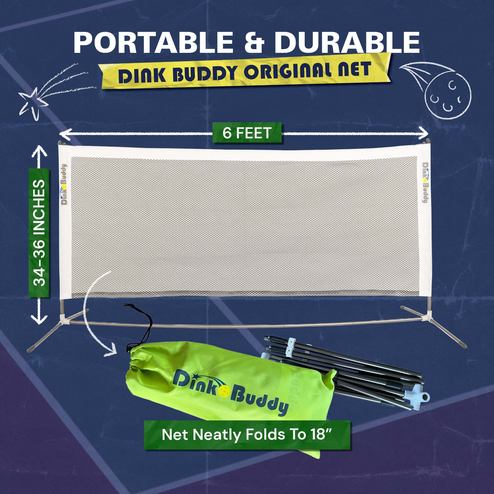 pickleball equipment portable pickleball net pickleball set with paddles and pickle balls