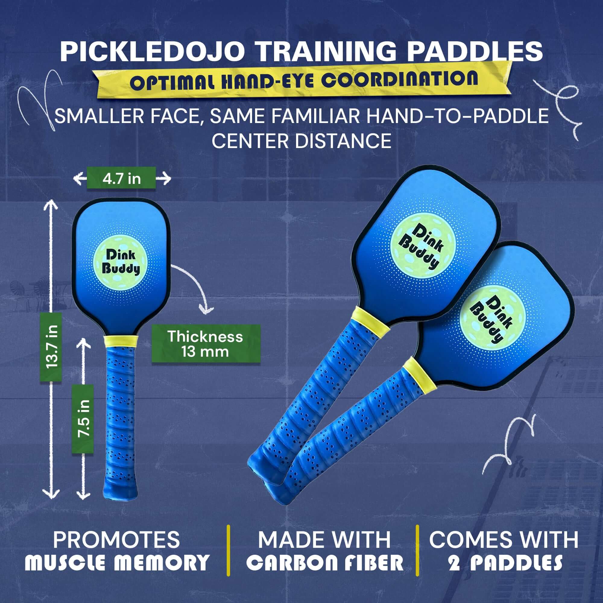 3-in-1 PickleDojo™ Pickleball Training Set
