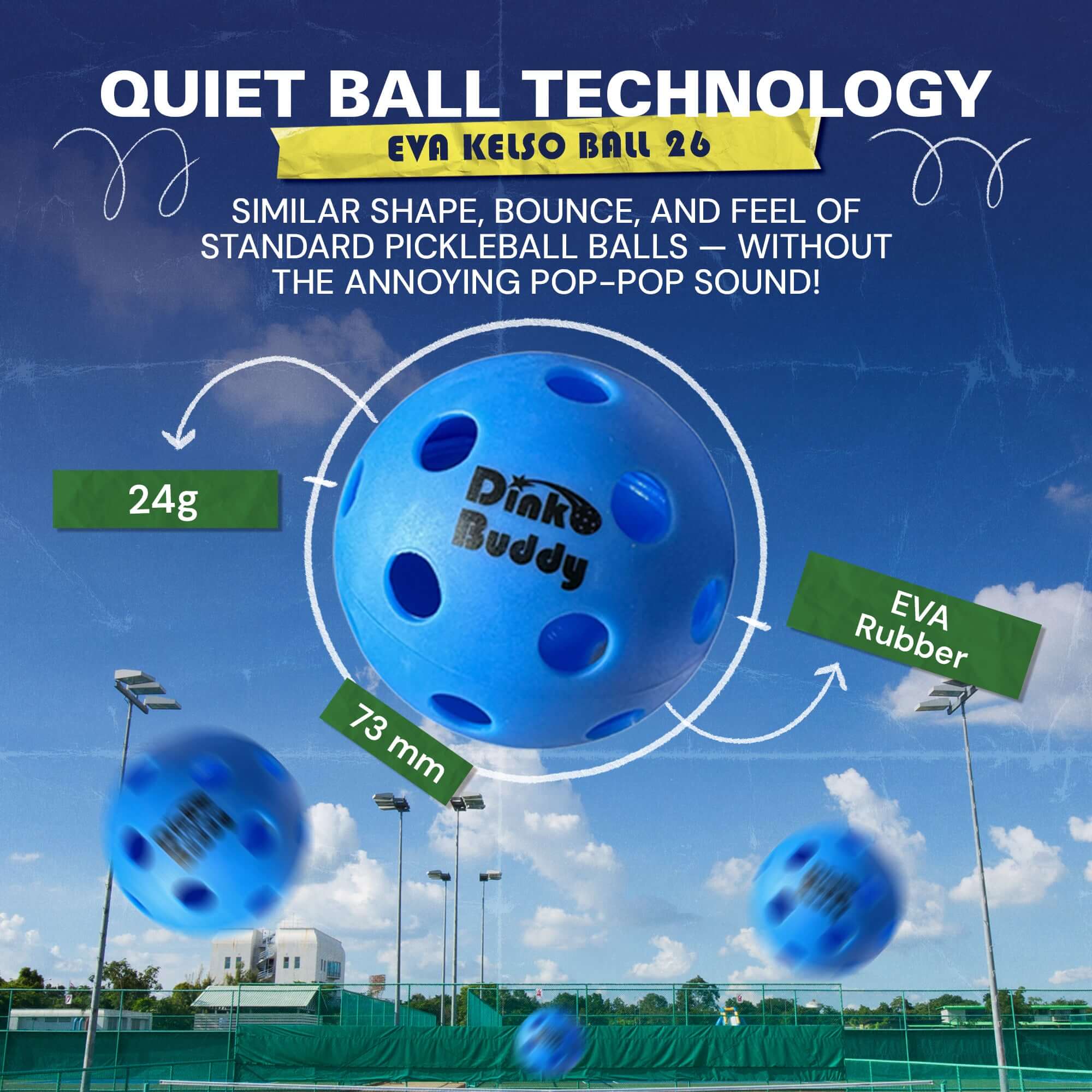 pickleball balls training blue pickle balls for pickleball equipment and beginner pickleball
