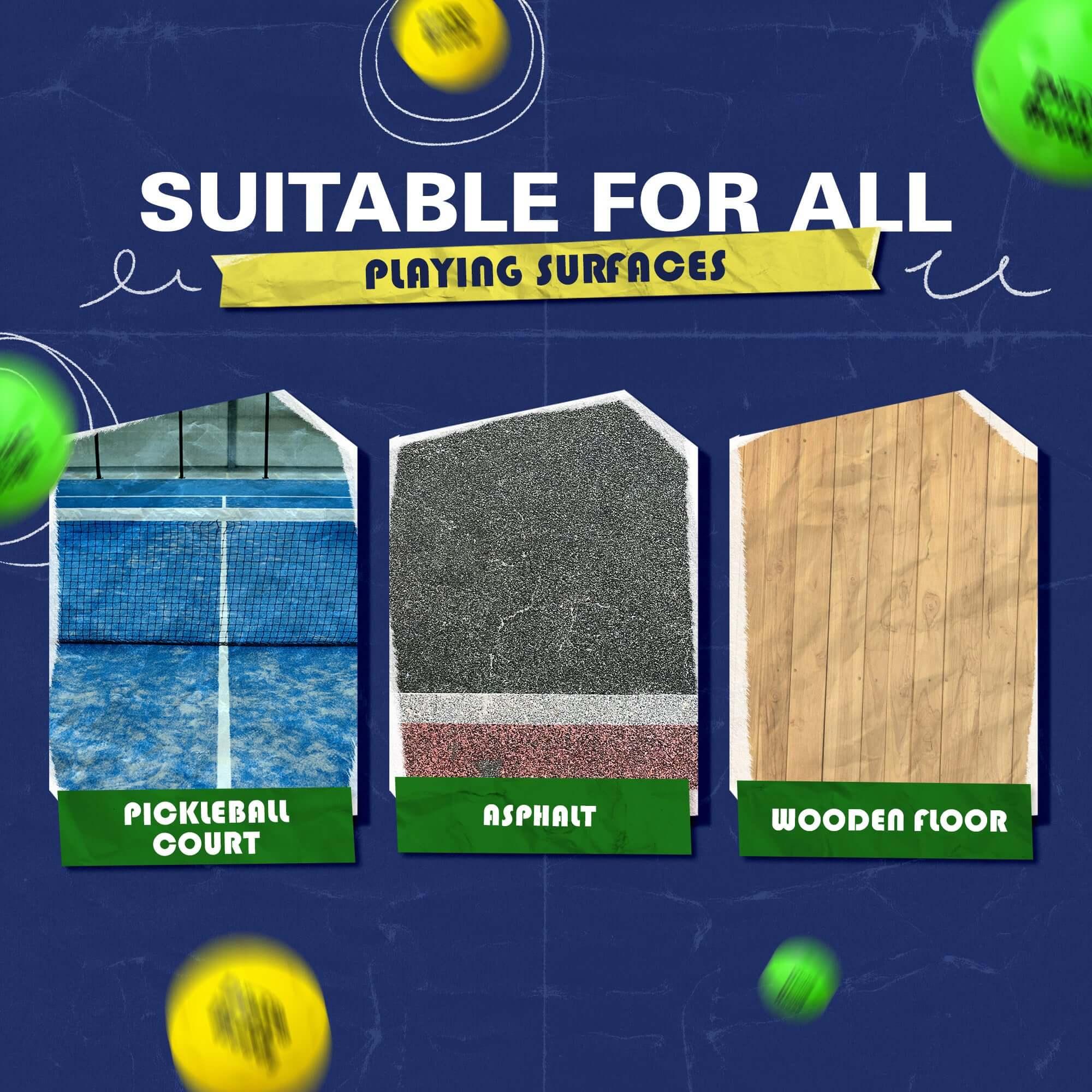 pickleball balls durable pickleballs for pickleball court and outdoor pickleballs