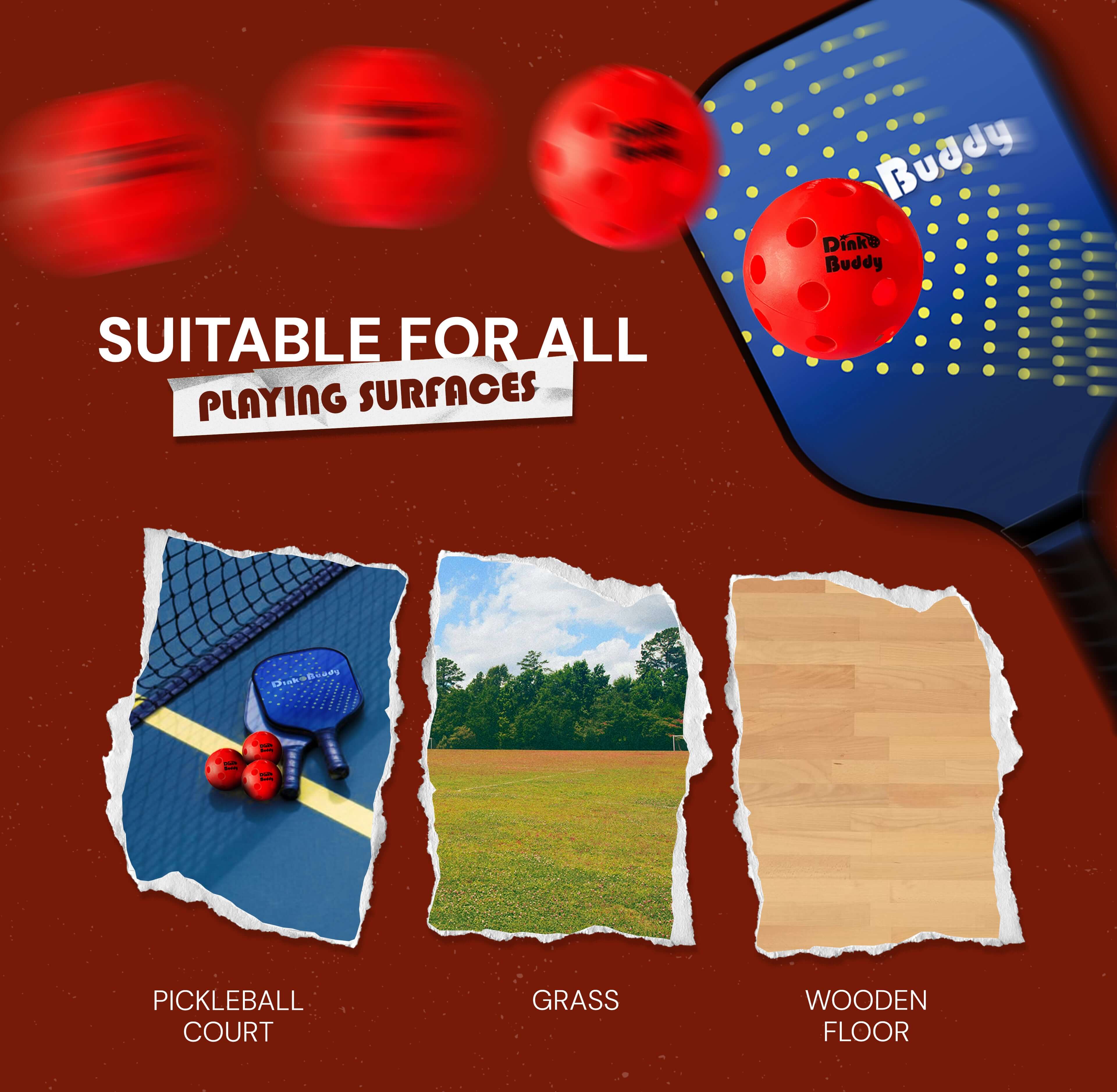 Fairfield™ Pro26 PB Ball, Red