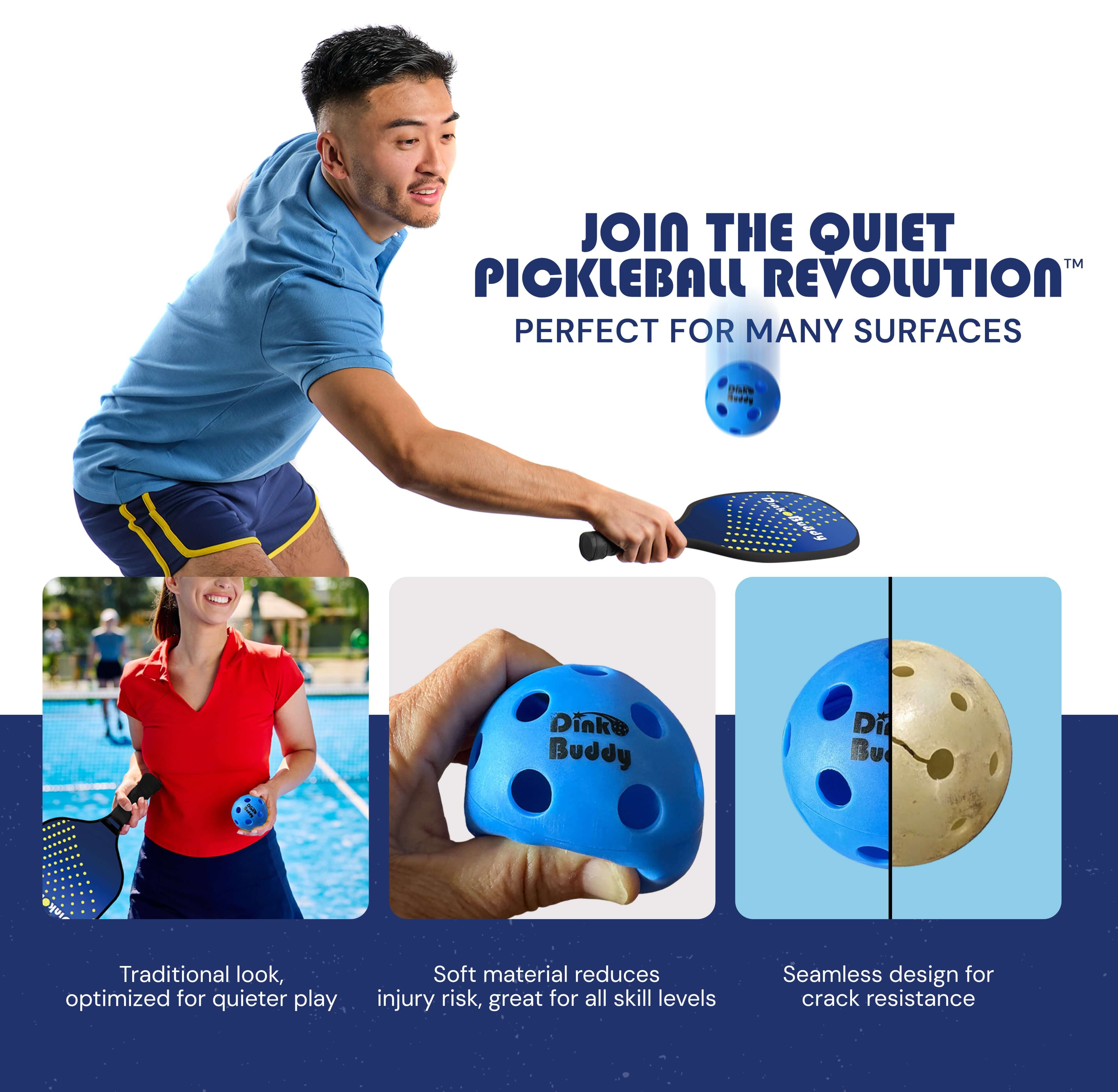 Durable-Quiet-Practice Ball 26, Blue