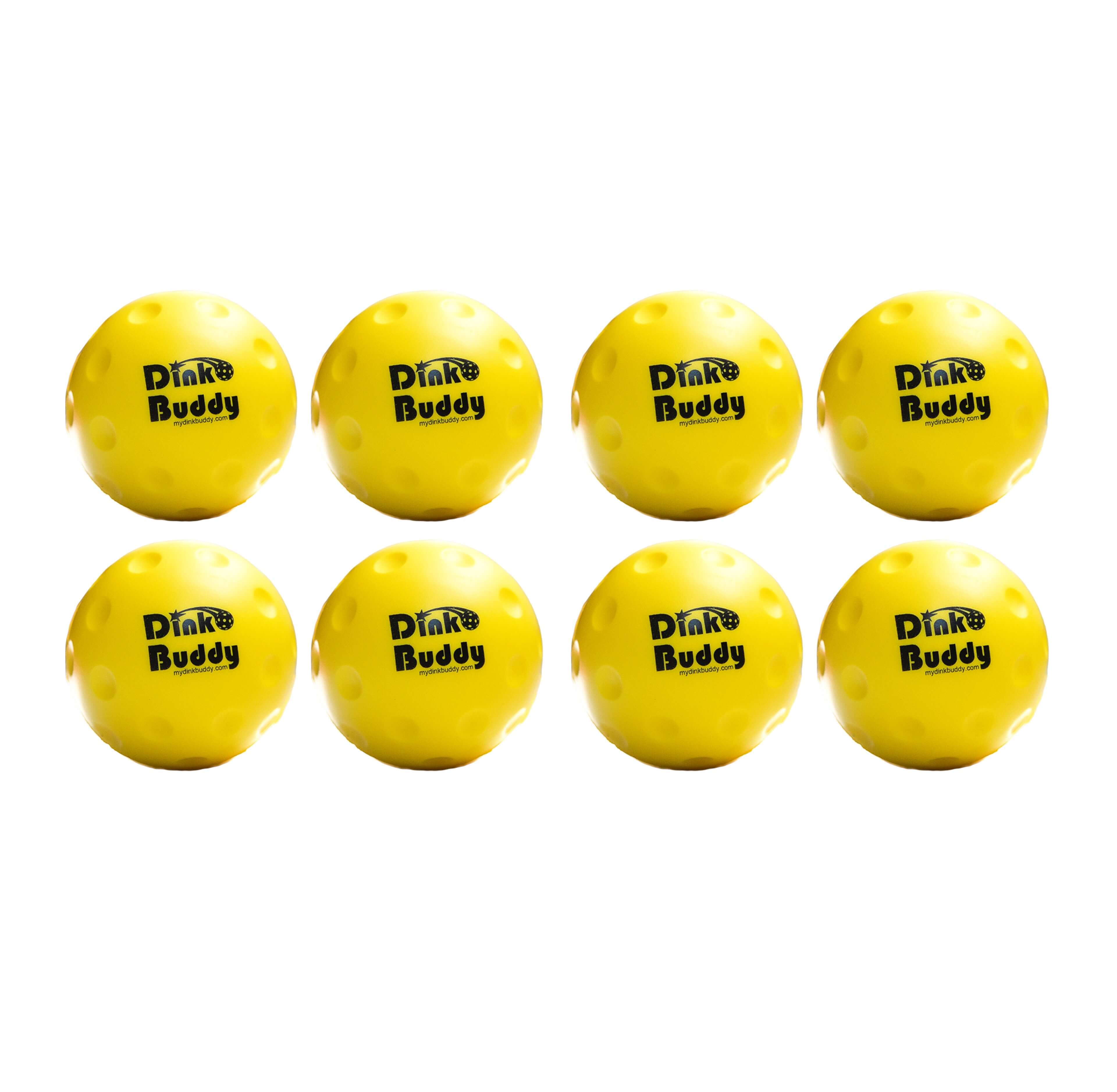 pickleball balls set for training and pickleball court practice