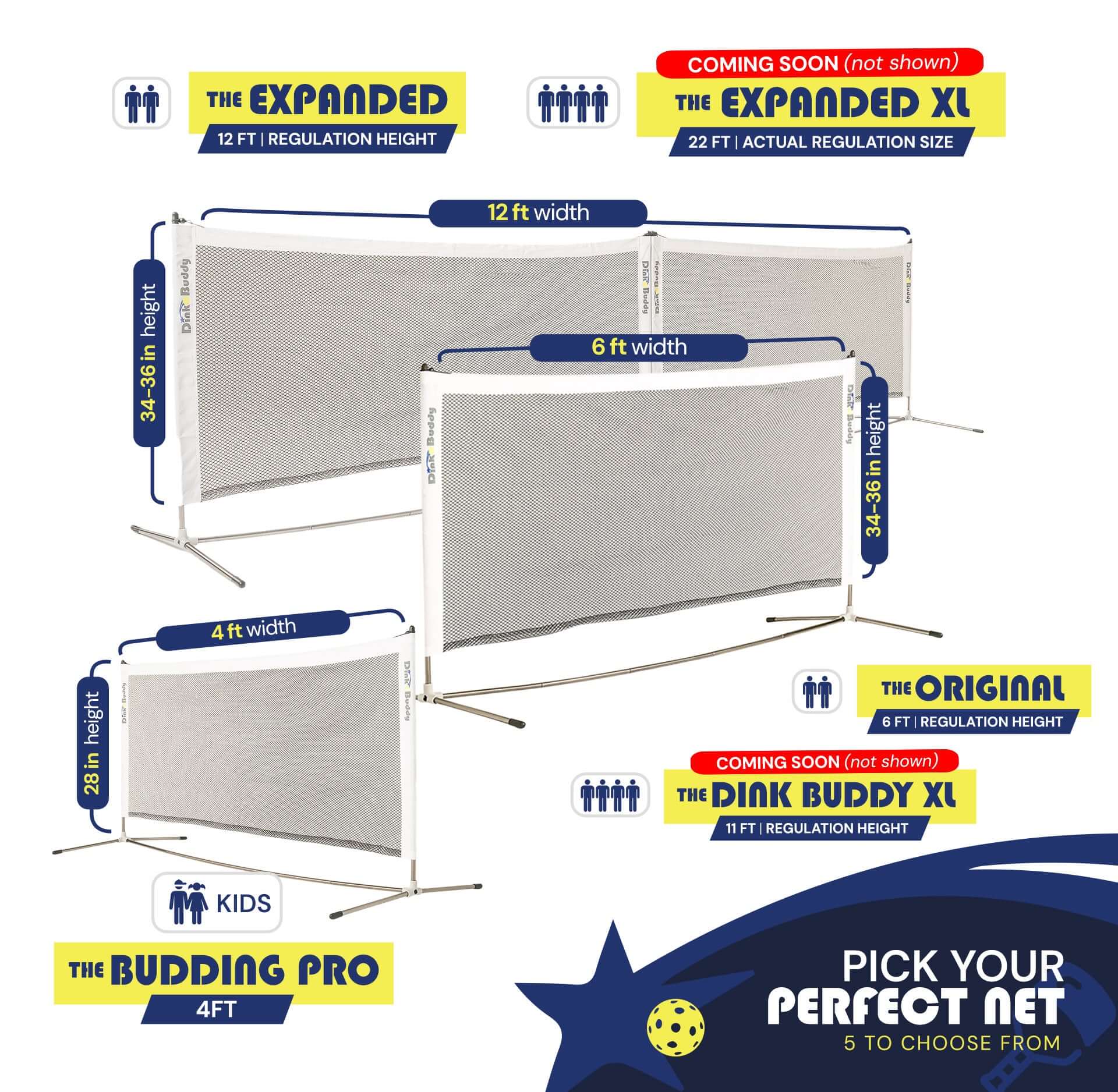 Modular 12-ft Net Systems