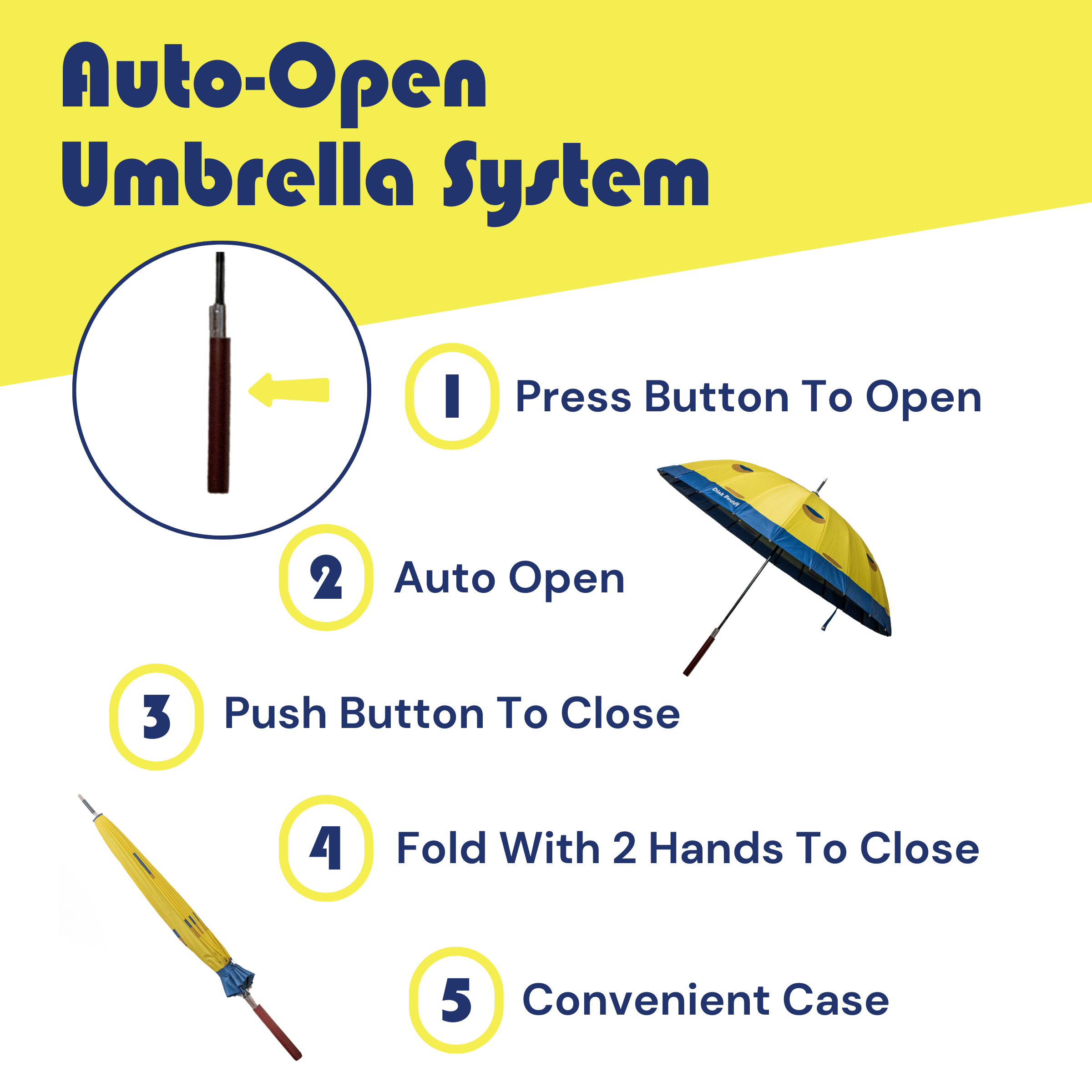 PickleBrella – PickleDome 120 cm Umbrella