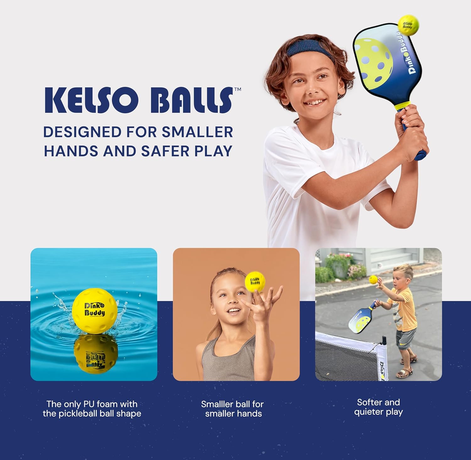 Budding Pro Pickleball Kids Set, 3-in-1