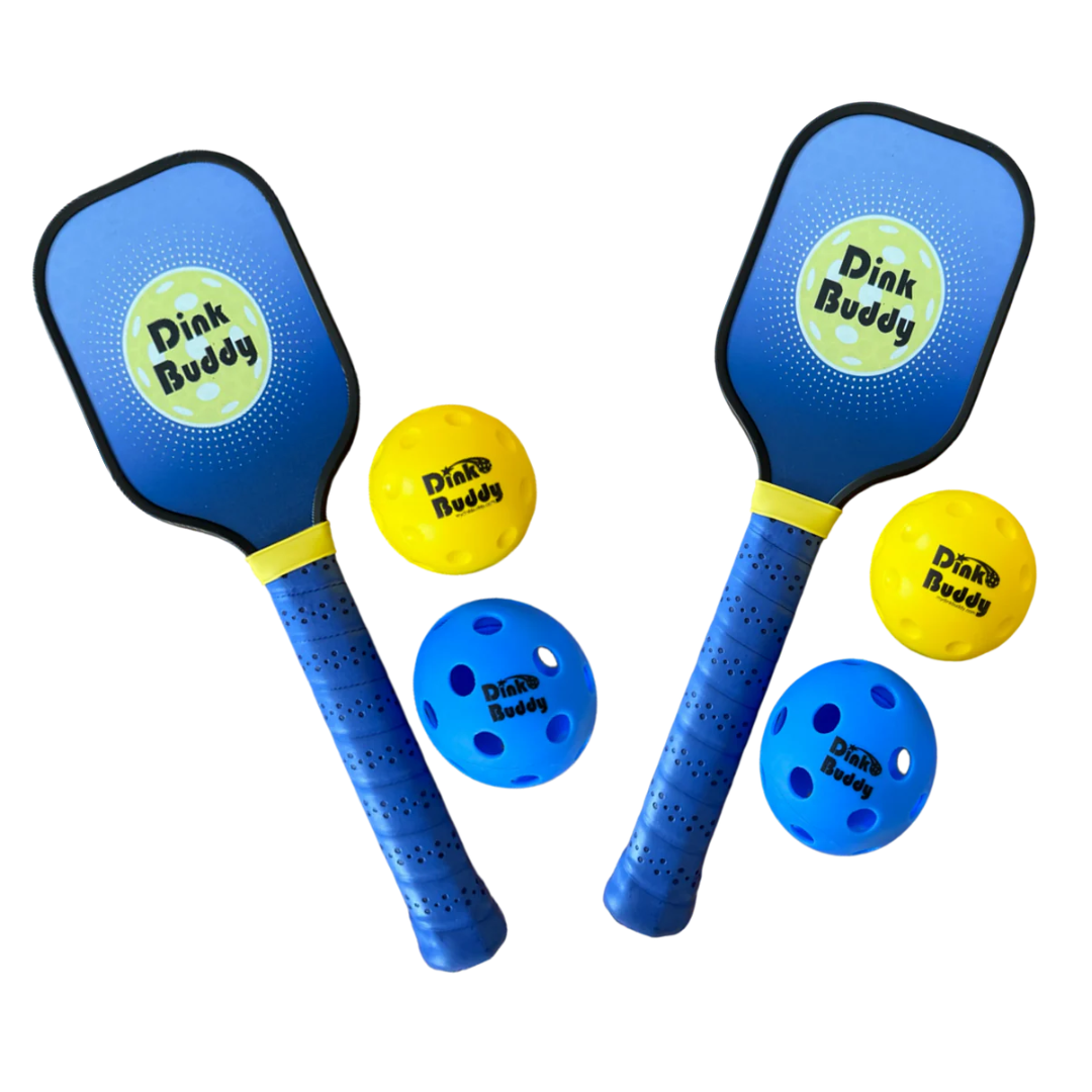 PickleDojo™ Pickleball Training Set, 2-in-1 [Paddles, Balls]